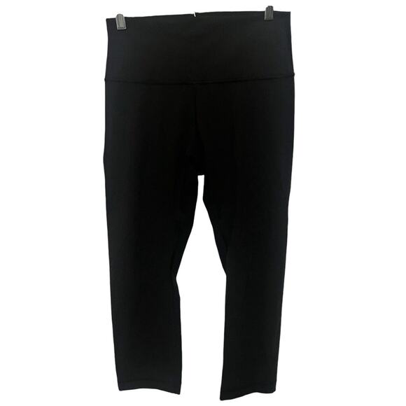 Lululemon Wunder Under Crop Leggings •Women 8• Black Stretch Hi Rise W6AGZS - Picture 6 of 9